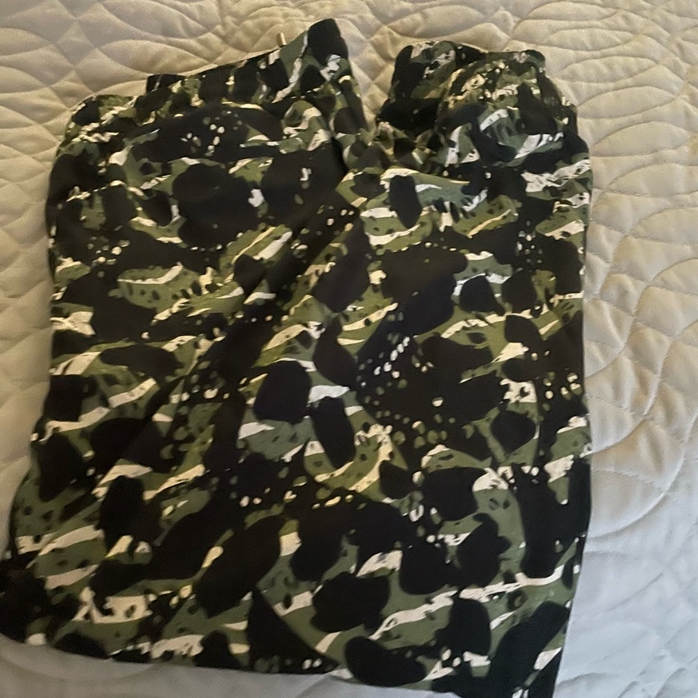 Karl Lagerfeld camp print joggers